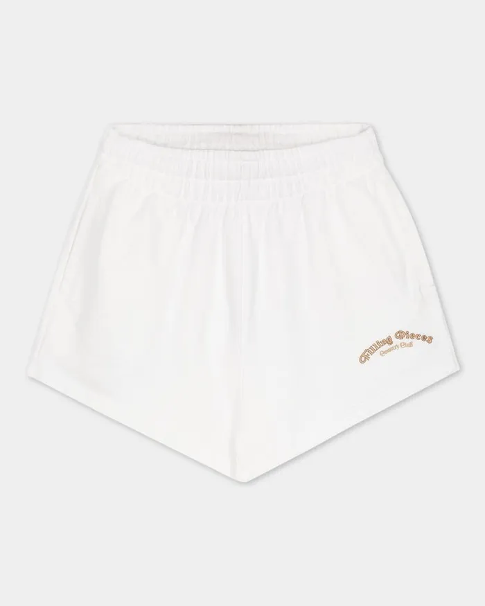 Women Filling Pieces Pants and Shorts Female Sweatshorts Country Club White