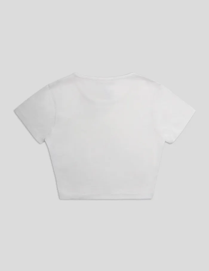 Women FITTED TSHIRT WHITE White Public Desire Tops Women FITTED TSHIRT WHITE White Public Desire Tops