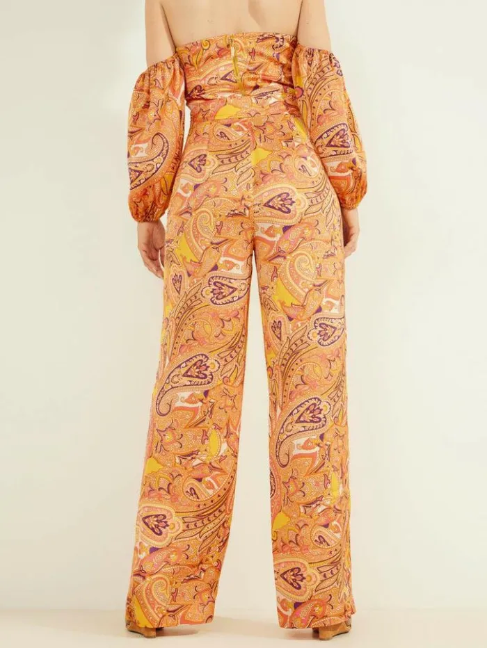 Women GUESS Bottoms Cabo Paisley Pant Cabo Paisley
