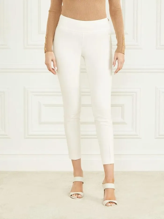 Women GUESS Bottoms Olivia Skinny Pant Macadamia