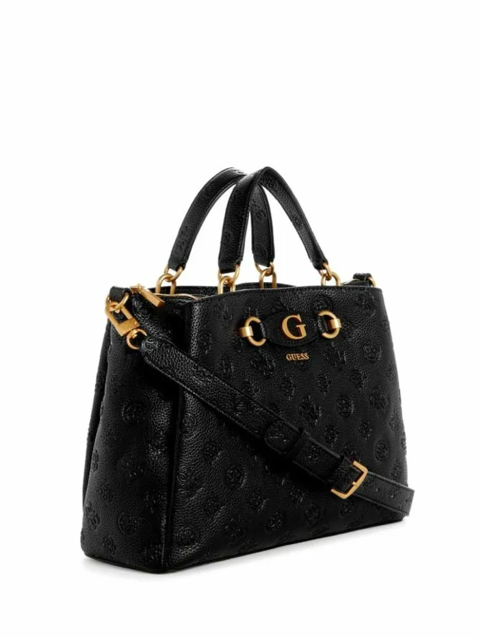 Women GUESS Handbags Izzy Peony Girlfriend Satchel Blossom