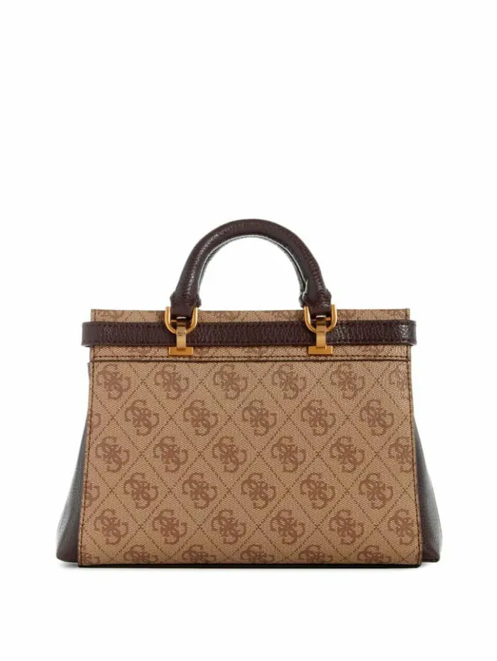 Women GUESS Handbags Sestri Quattro G Mini Satchel Light Vintage
