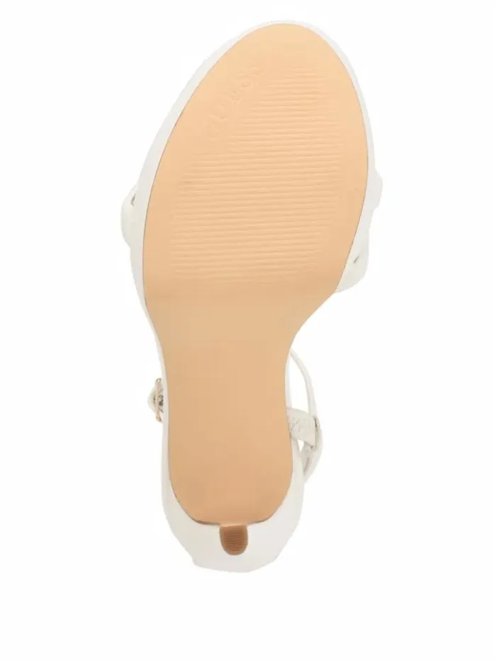 Women GUESS Heels Casilda Strappy Stiletto Heels White