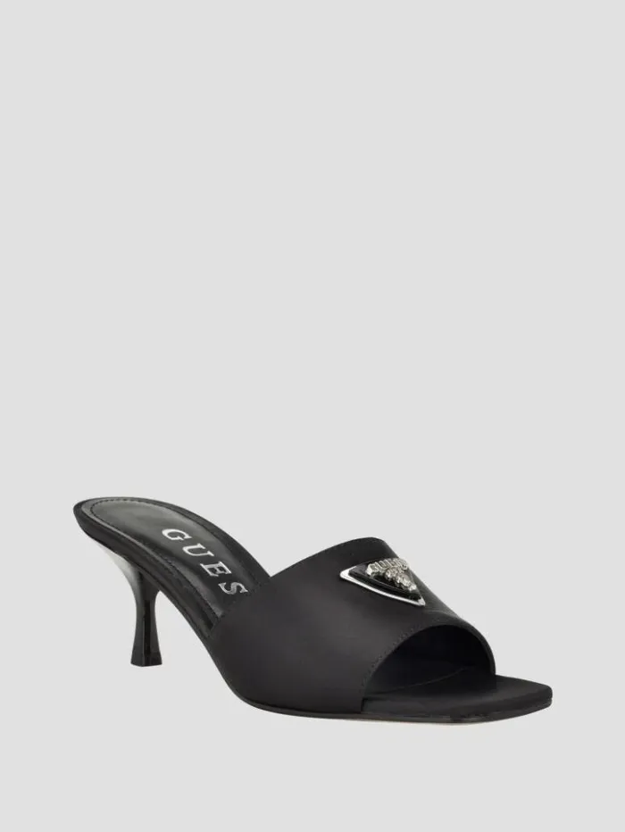 Women GUESS Heels Lusine Kitten Heels Black 001