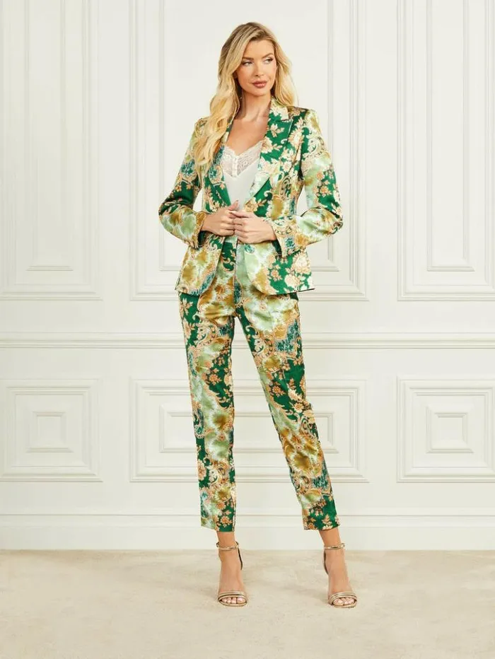 Women GUESS Jackets and Coats Gloria Blazer Heirloom Print