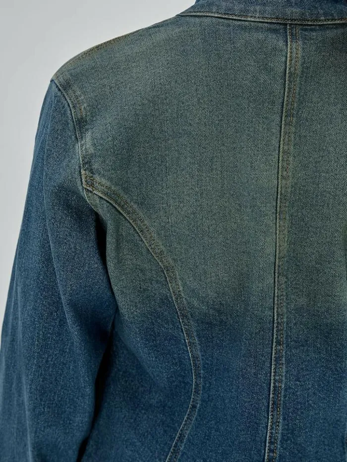 Women GUESS Jackets and Coats GUESS Originals Moto Zip Up Jacket Go Tinted Medium Wash Women GUESS Jackets and Coats GUESS Originals Moto Zip Up Jacket Go Tinted Medium Wash