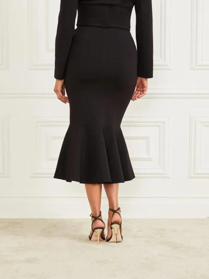 Women GUESS Jackets and Coats Harper Skirt Black