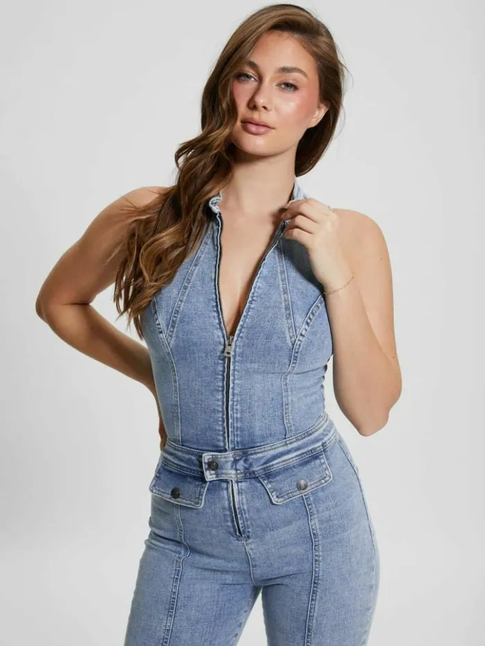 Women GUESS Jeans and Denim Eco Penny Jumpsuit Cast Off