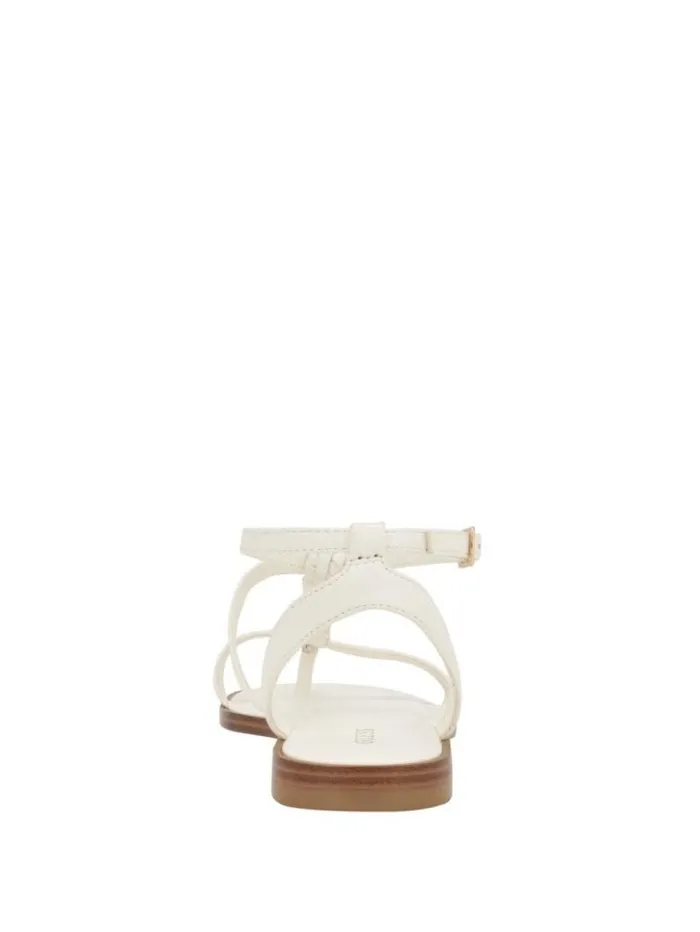 Women GUESS Sandals Raima GLink Chain Sandals Wht Floral