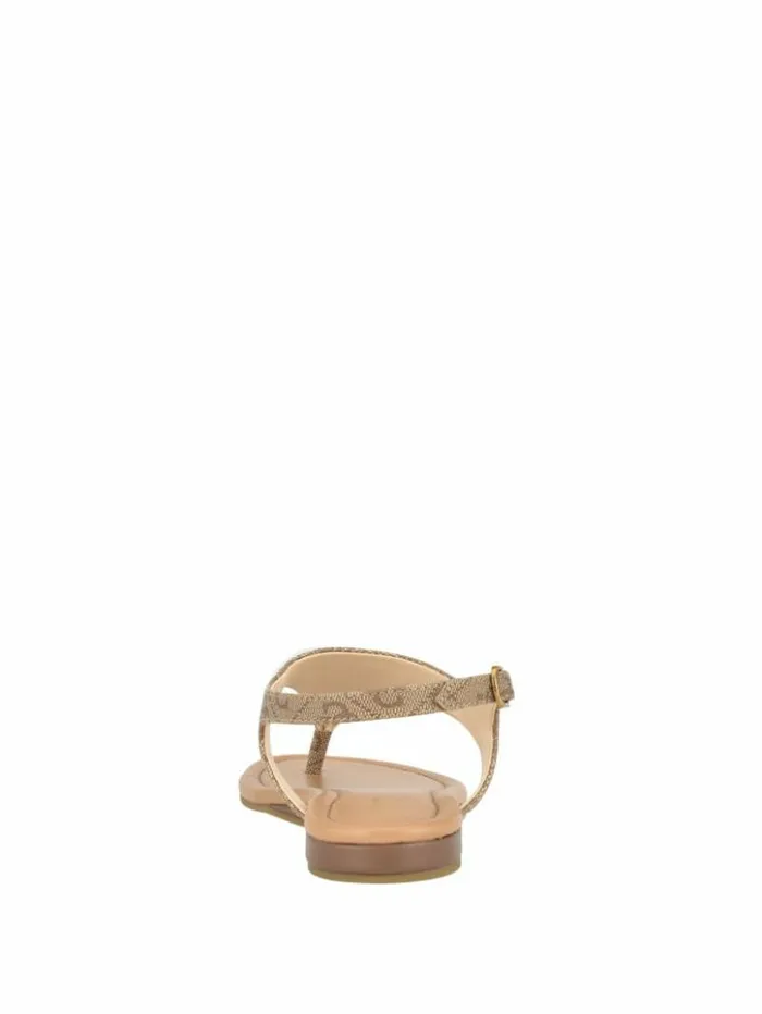 Women GUESS Sandals Unali Thong Sandals Medium Brown