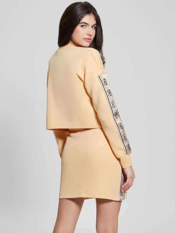 Women GUESS Tops Eco Cymone Quattro G Sweatshirt Sandy Peach