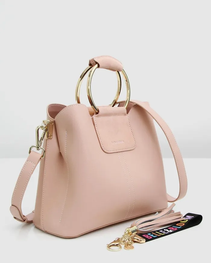 Women Handbags Belle and Bloom Twilight Leather CrossBody Bag 8211 Pink