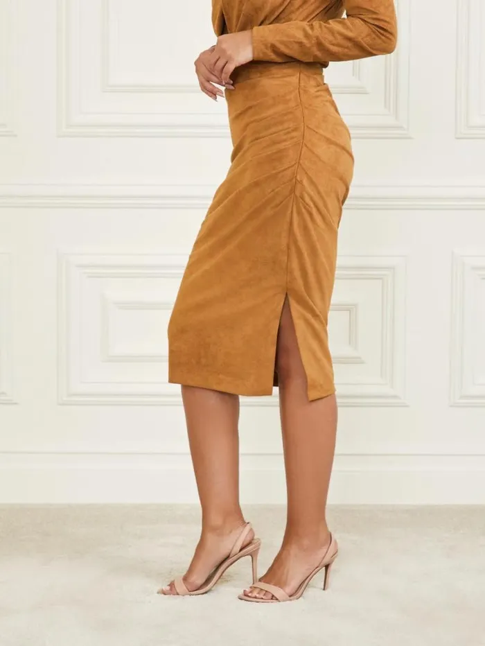 Women Hudson Pencil Skirt Blonde Ambition Multi Marciano Bottoms Women Hudson Pencil Skirt Blonde Ambition Multi Marciano Bottoms