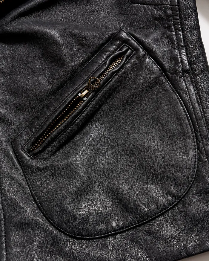 Women Jackets and Outerwear Billy Reid Classic Moto Black
