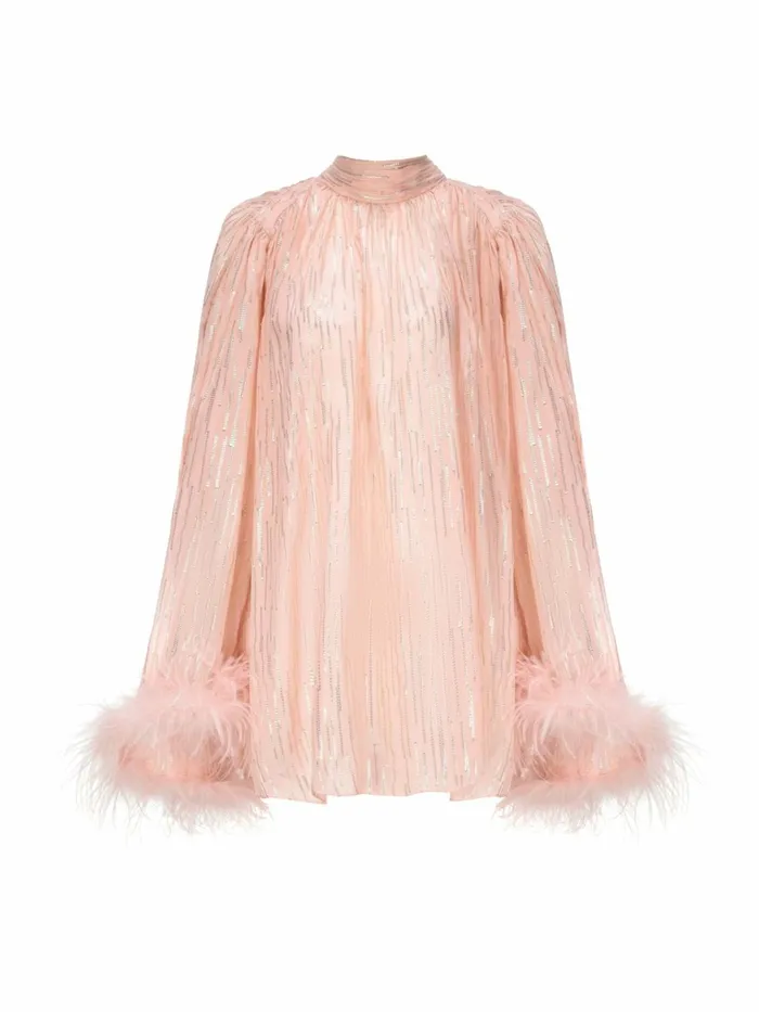 Women Keira Feather Top Nana Jacqueline Tops