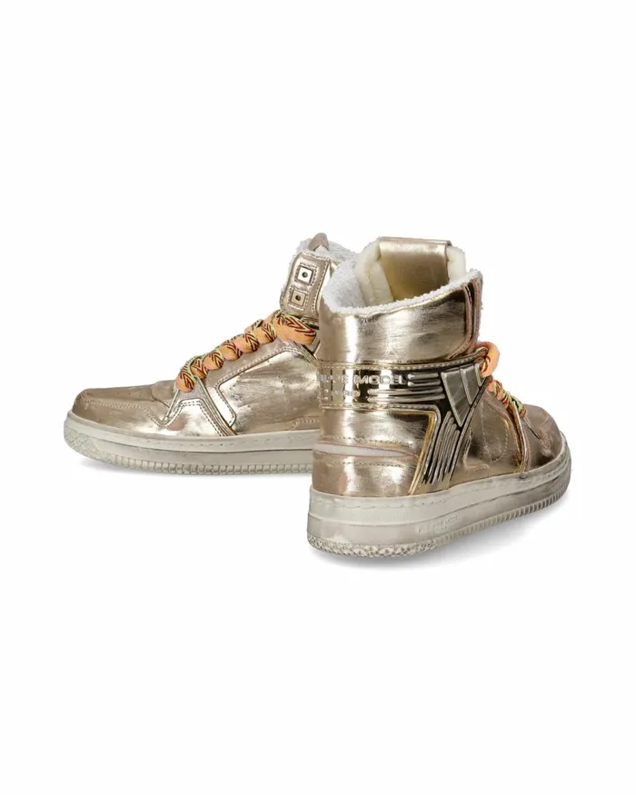 Women La Grande High Sneakers Platinum Shoes Philippe Model Paris Street