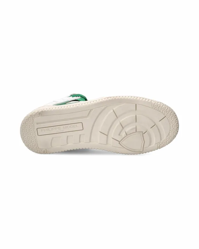 Women La Grande Sneakers WhiteGreen Shoes Philippe Model Paris Street