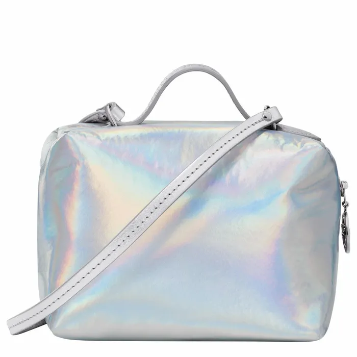 Women Le Pliage Collection XS Crossbody Bag Silver Longchamp Crossbody Bags