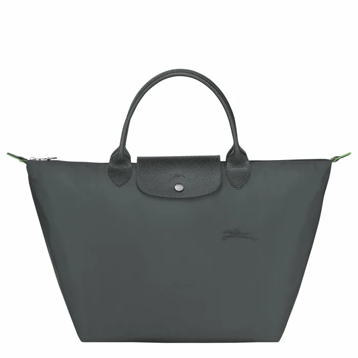 Women Le Pliage Green M Handbag Graphite Longchamp Handbags