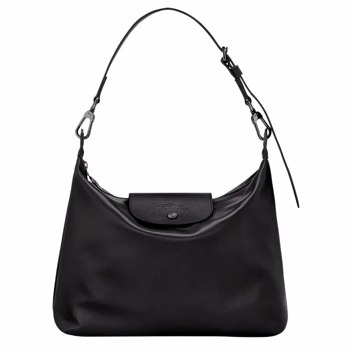 Women Le Pliage Xtra M Hobo Bag Black Longchamp Shoulder Bags