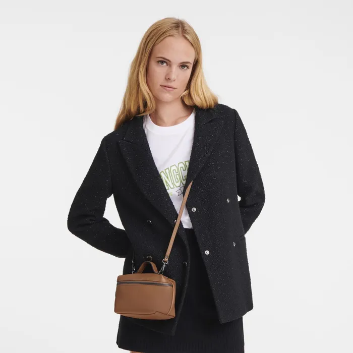 Women Le Pliage Xtra XS Vanity Cognac Longchamp Crossbody Bags