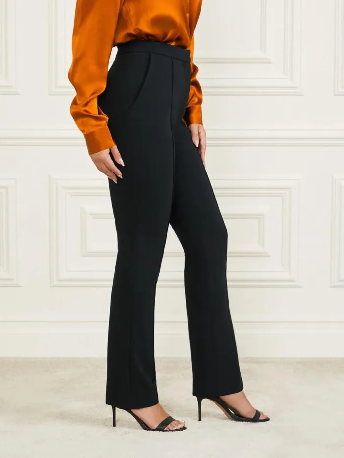 Women Logan Straight Leg Pant Black Marciano Bottoms