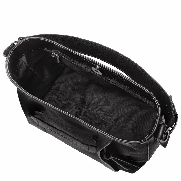 Women Longchamp 3D S Crossbody Bag Black Longchamp Crossbody Bags