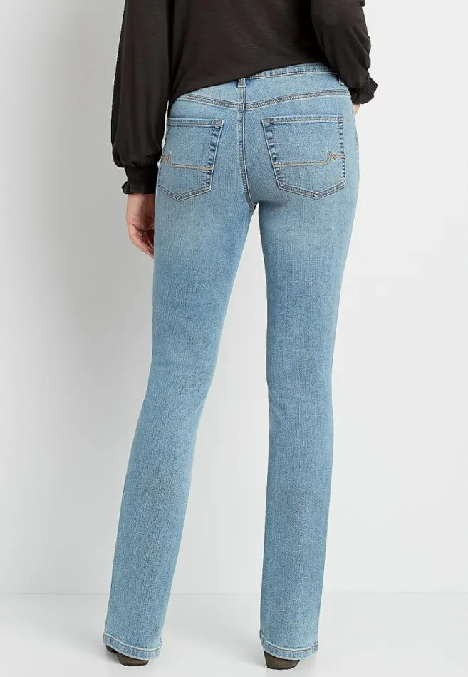 Women M Jeans By Maurices High Rise Light Wash Slim Boot Jean Maurices Jeans