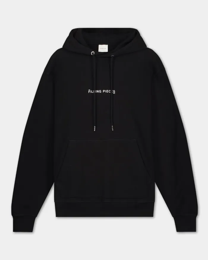 WomenMen Filling Pieces Hoodies and Sweatshirts Signature Hoodie Black