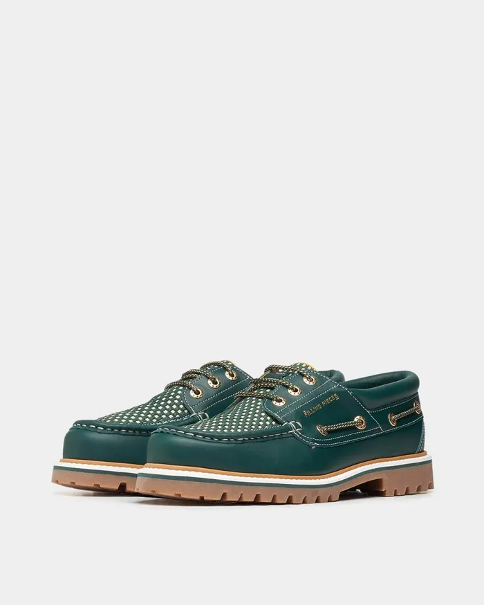 WomenMen Filling Pieces Loafers and Dress Shoes FP Boatshoe Green