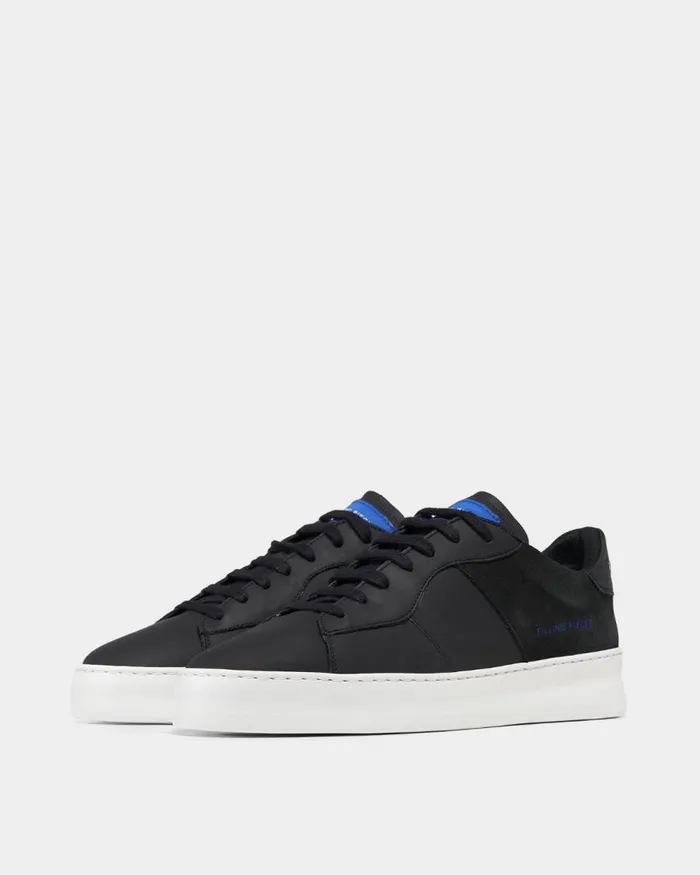 WomenMen Filling Pieces Sneakers Low Plain Court 683 Organic Black
