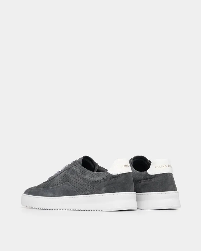 WomenMen Filling Pieces Sneakers Mondo Perforated Dark Grey