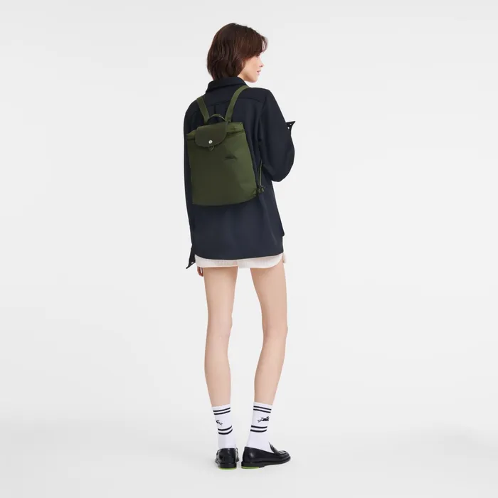 WomenMen Le Pliage Green M Backpack Forest Longchamp Backpacks