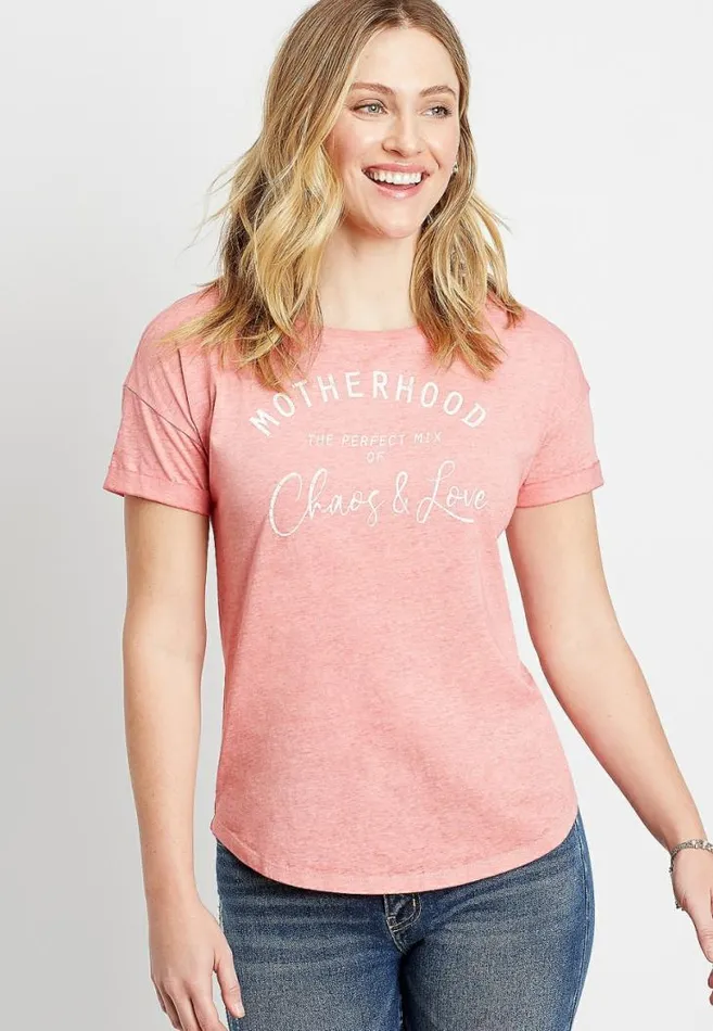 Women Motherhood Graphic Tee Maurices Tops