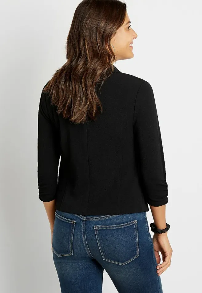 Women Open Front Blazer Maurices Tops