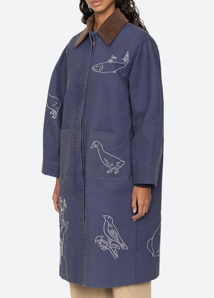 Women Outerwear Sea New York Demi Coat Blue