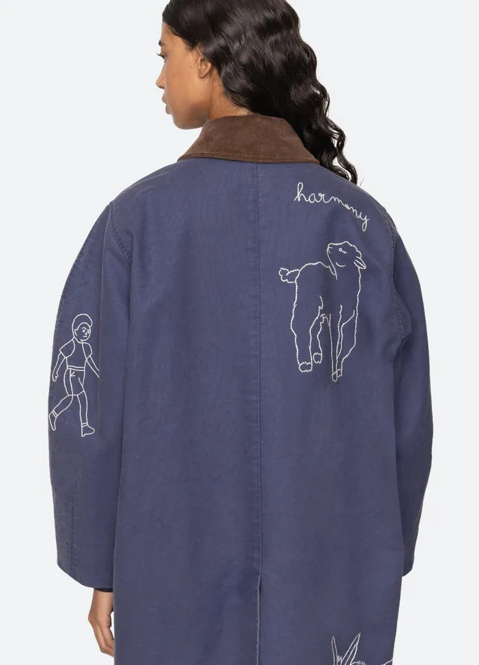 Women Outerwear Sea New York Demi Coat Blue