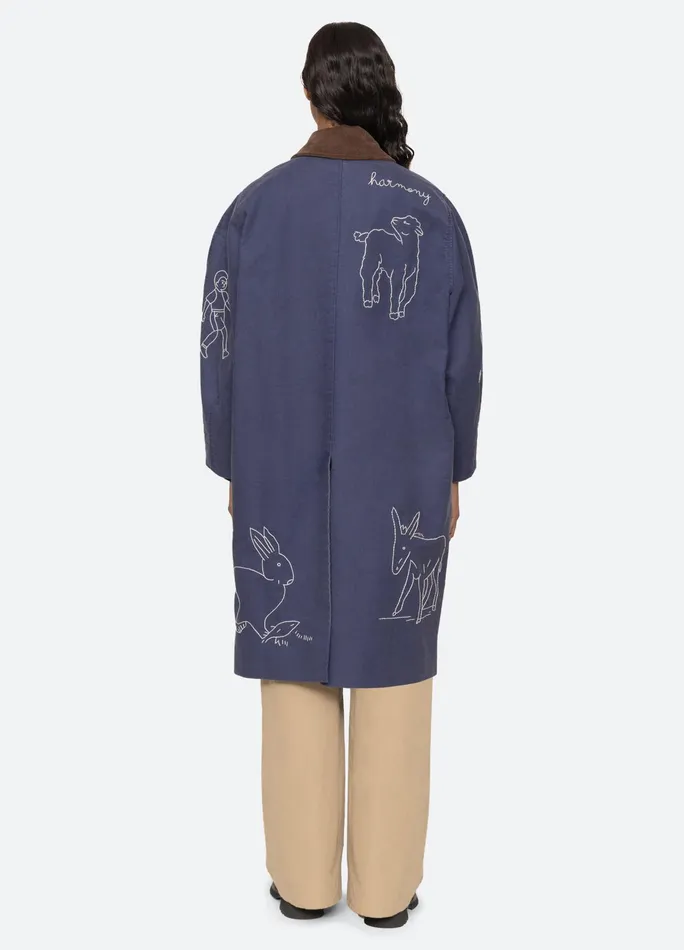 Women Outerwear Sea New York Demi Coat Blue