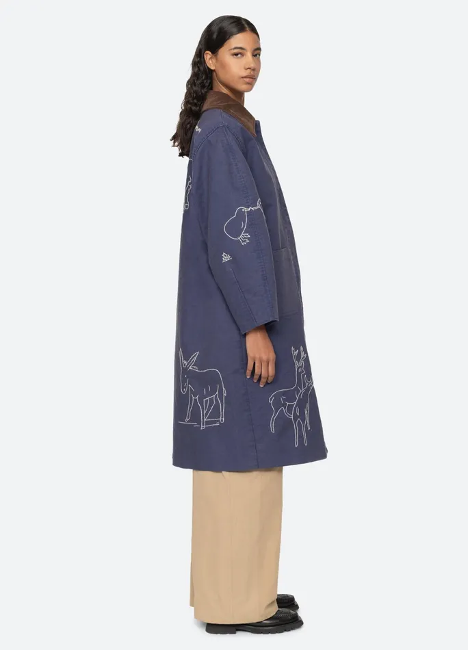 Women Outerwear Sea New York Demi Coat Blue