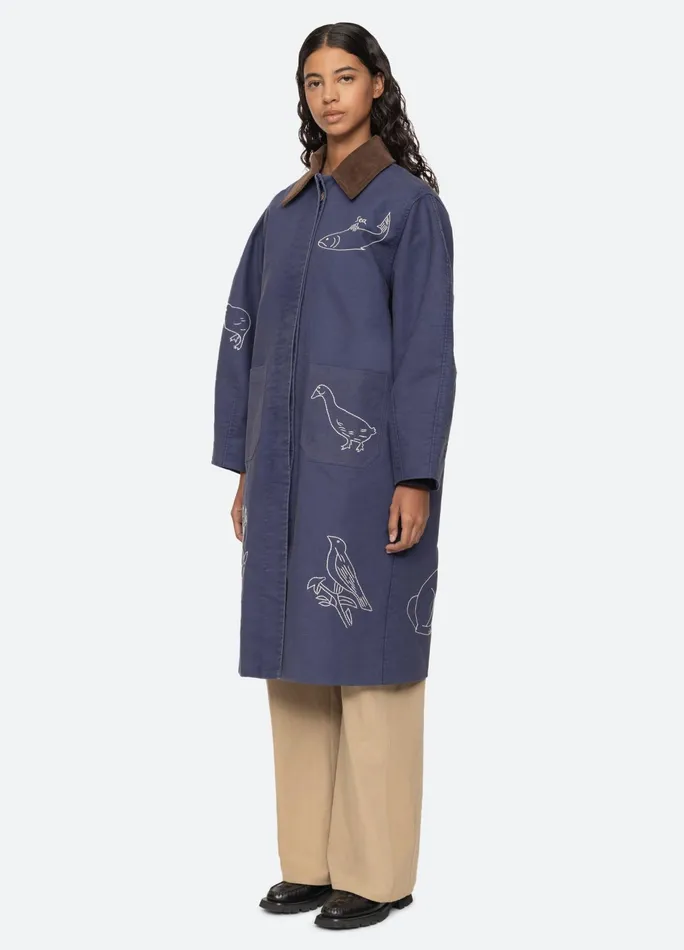 Women Outerwear Sea New York Demi Coat Blue