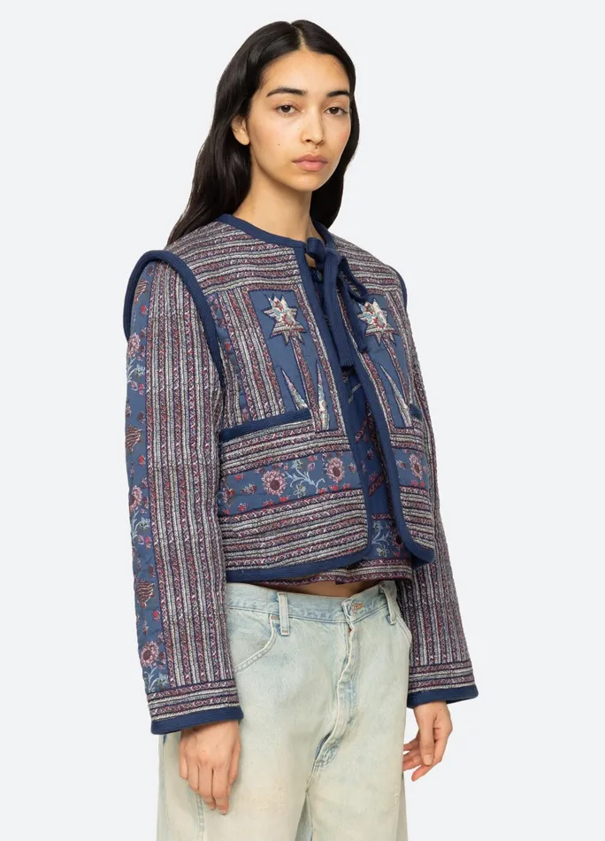 Women Outerwear Sea New York Valeria Quilted Jacket Navy