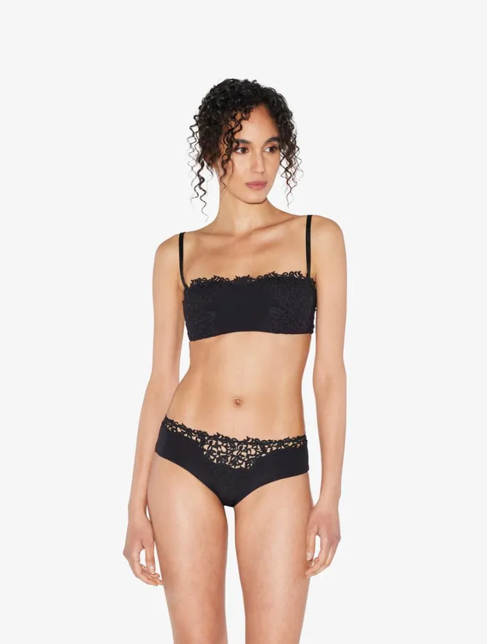 Women Panties La Perla Black Hipster Briefs With Macram