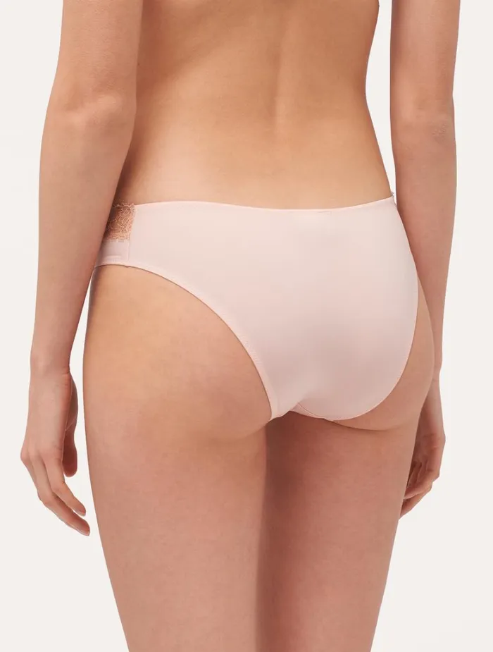 Women Panties La Perla Lace Medium Brief In Powder Pink And Sand