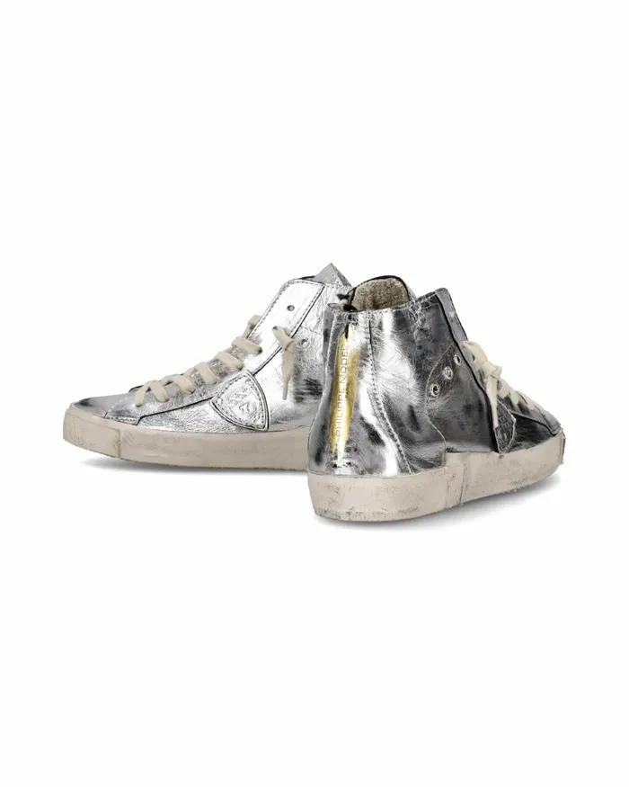 Women Prsx Sneakers Silver Casual Shoes Paris Philippe Model Paris Casual