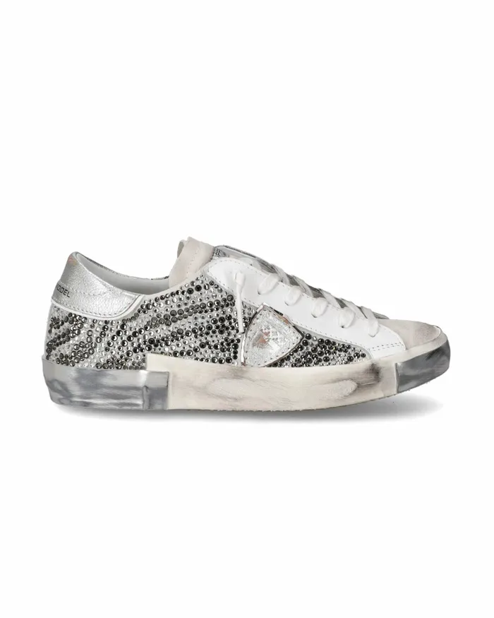 Women Prsx Sneakers Silver Shoes Woman Paris Philippe Model Paris Casual