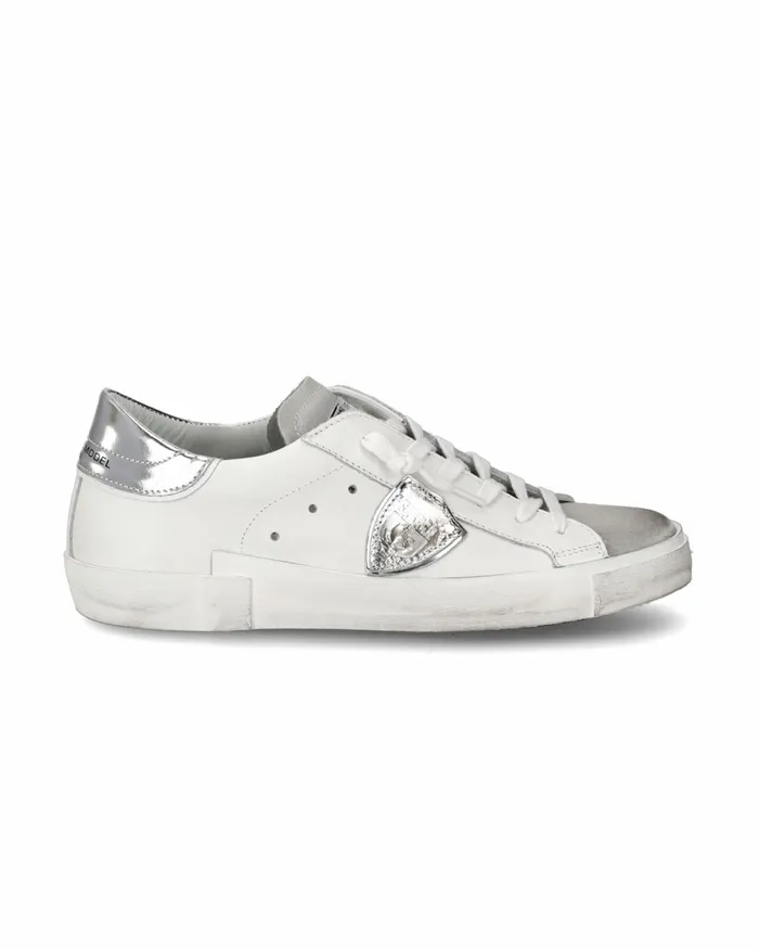 Women Prsx WhiteSilver Sneakers Paris Philippe Model Paris Casual