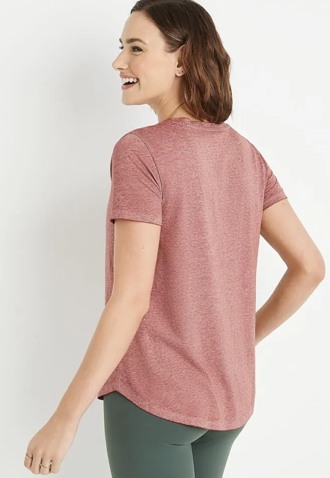 Women Red Be A Good Human Graphic Tee Maurices Tops