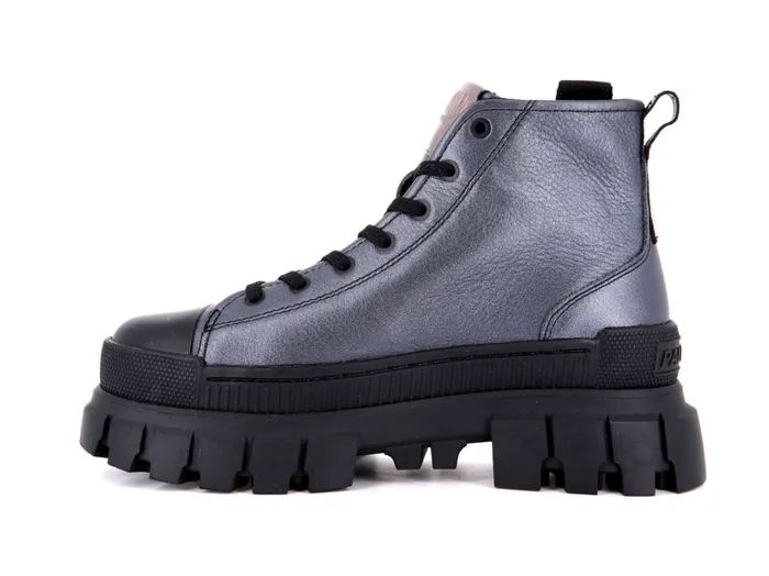 Women REVOLT HI METAL Palladium Boots