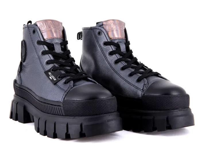 Women REVOLT HI METAL Palladium Boots