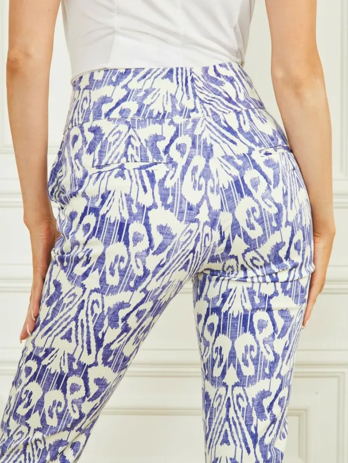 Women Shelly Printed Pant Substance Blue Print Marciano Bottoms Women Shelly Printed Pant Substance Blue Print Marciano Bottoms
